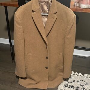 Calvin Klein Camel Wool Coat